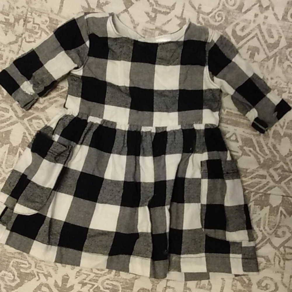 Carter's Buffalo Check dress, 9M